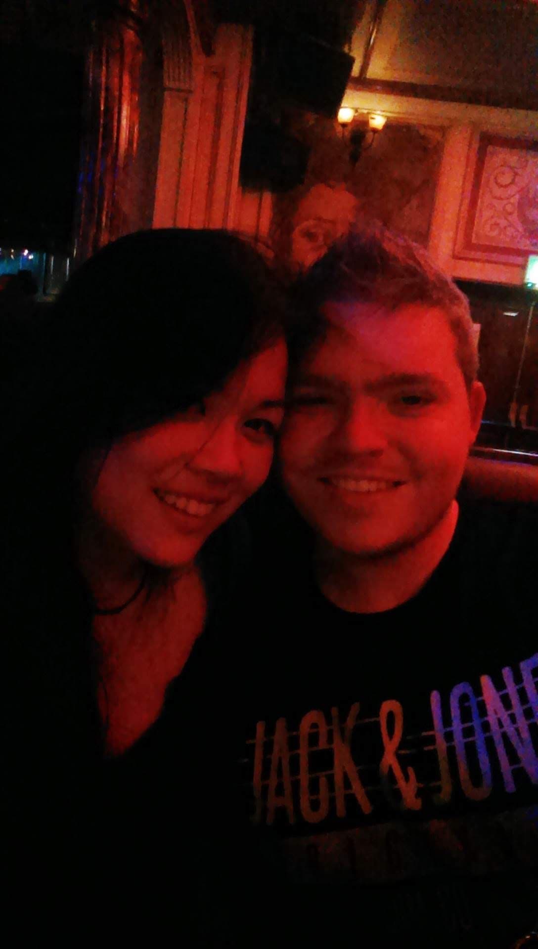 Anthony and Joanna on their first date